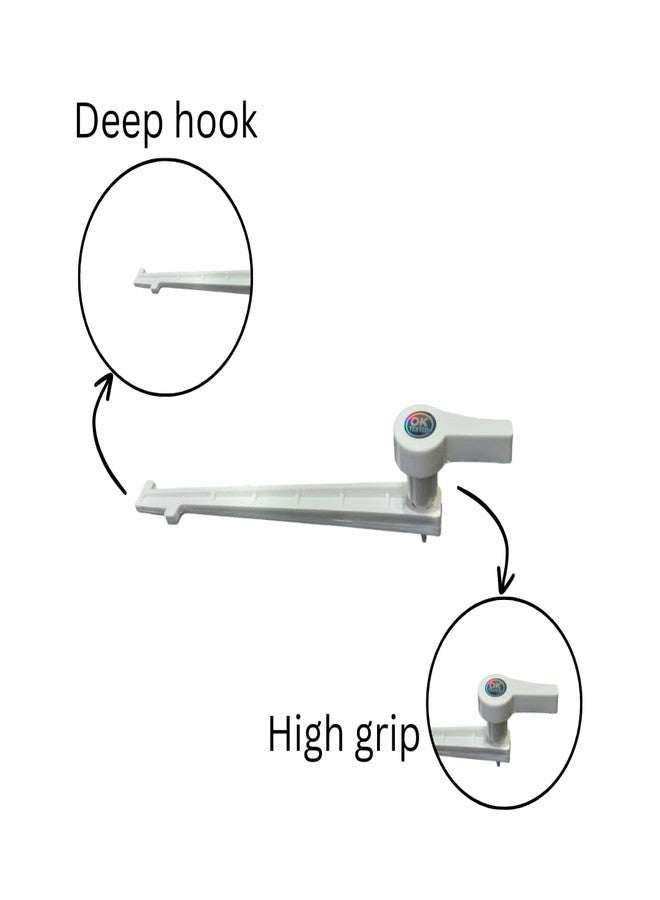 TILEINDIA Cistern Handel |Plastic Toilet Flush Tank Lever Handle (Parry Type, White) - Image 4